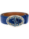 logo plaque belt